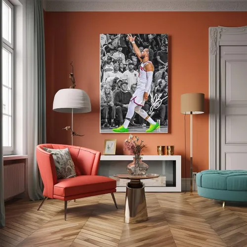 Miniatura 82 de Póster firmado de la superestrella de baloncesto Victor Wembanyama para niños, para la habitación de los fanáticos, decoración de pared, pósteres