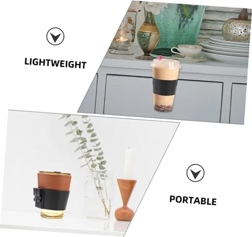 Miniatura 7 de 2 portavasos portátiles para automóvil, soportes para botellas de bebidas para ventilación de camión, se adapta a bebidas, fácil instalación, diseño