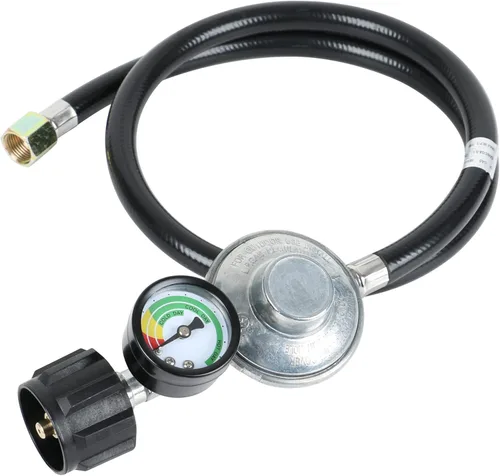 Miniatura 11 de ATKKE 2 Feet Propane Regulator Hose Assembly, QCC1/Type 1 Tank to 3/8" Female Flare Fitting, Low Pressure Replacement Gas Line for Grill,Heater,Fire