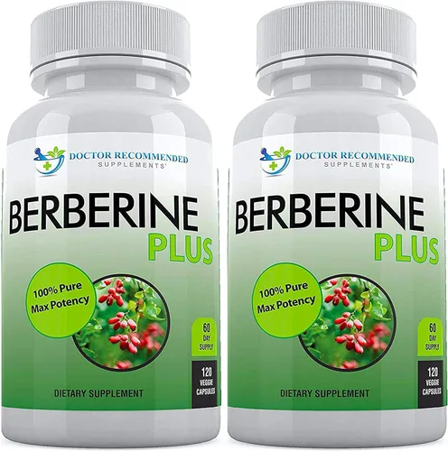 Miniatura 7 de DOCTOR RECOMMENDED SUPPLEMENTS Berberine Plus - 120 cápsulas vegetales con jalea real, 0.04 onzas (1200 mg) de berberina por porción