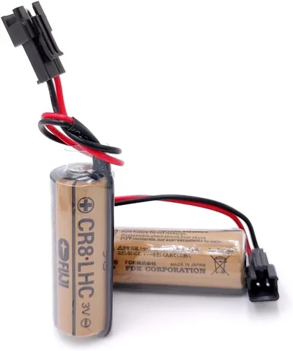 Miniatura 3 de Reemplazo de batería de litio CR8.LHC 3V 2600mAh para Fuji FDK CR8.LHC 17430 con enchufe negro