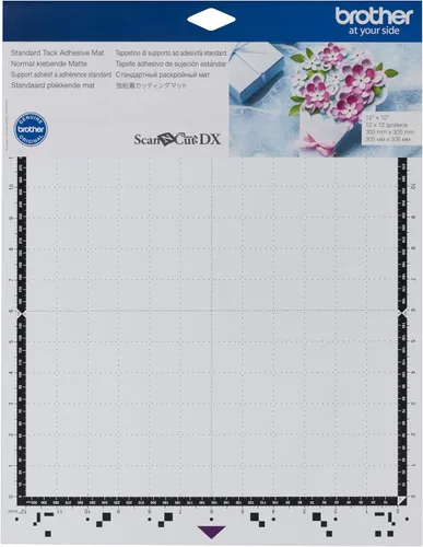 Miniatura 6 de Brother ScanNCut DX - Paquete de 2 alfombrillas adhesivas de baja adherencia, 12 x 12 pulgadas y 12 x 24 pulgadas, para materiales finos y delicados