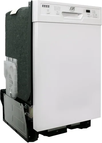 Miniatura 2 de SPT SD-9254W Energy Star 18″ Lavavajillas empotradas con secado con calefacción - Blanco