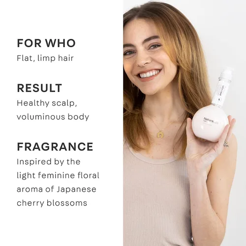 Miniatura 2 de NatureLab.TOKYO - Acondicionador de volumen perfecto, acondicionador ligero para cabello plano y flácido, restaura el grosor, aumenta el volumen