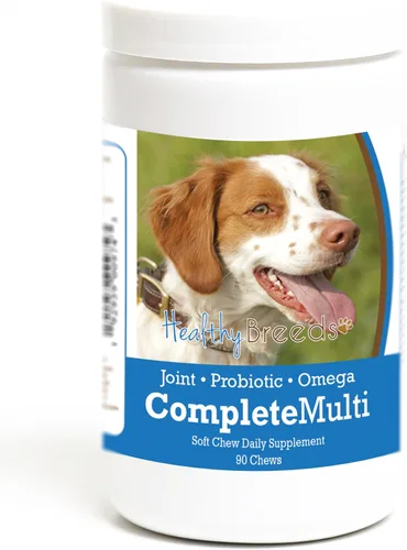 Miniatura 338 de Healthy Breeds Pug todo en uno multivitamínico suave masticable 60
