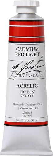 Miniatura 21 de M. Graham - Pintura acrílica de tubo de 2 onzas, carmesí Alizarin Alizarin Crimson