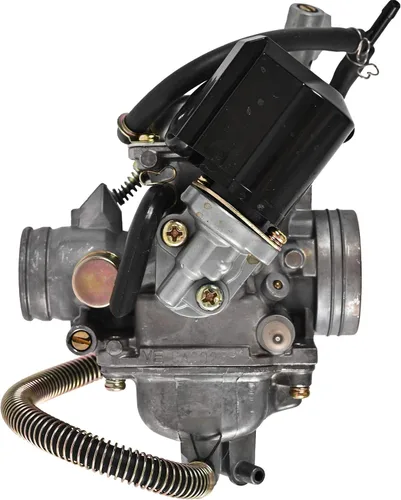 Miniatura 4 de GY6 Carburador de 125 cc/150 cc para motores de 4 tiempos, choke eléctrico, scooter ATV Go Kart 152QMI 157QMJ con colector de admisión de filtro