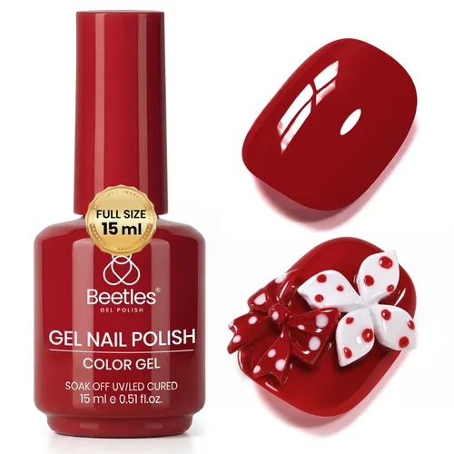 Miniatura 10 de Beetles - Esmalte para uñas en gel color rosado natural y neutro "Bella Light" para manicura permanente, para lámpara led, apto para todas