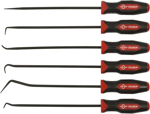 Miniatura 7 de Mayhew Tools 13091 ProGrip - Juego de púas largas en miniatura, acabado de óxido negro, juego de 4 piezas