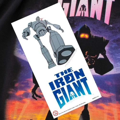 Miniatura 6 de El cartel gigante de hierro camiseta & pegatinas