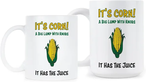 Miniatura 2 de We Got Good Taza de maíz con texto en inglés "It's Has the Juice A Big Lump" con pomos