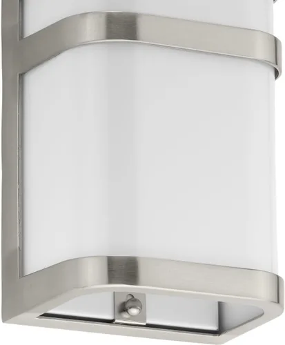 Miniatura 6 de Progress Lighting Valera LED Collection - Farol acrílico blanco mate con pantalla moderna para exteriores, pequeña pared, luz de bronce