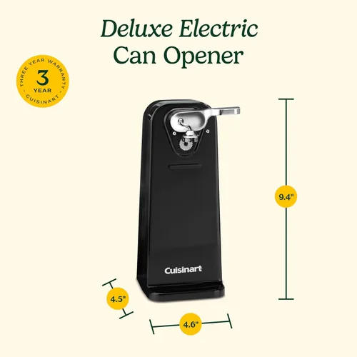 Miniatura 6 de Cuisinart - Abrelatas eléctrico de lujo CCO-50N Negro