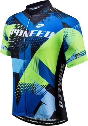 Miniatura 2 de Camiseta de ciclismo de manga corta para hombre, camisetas de ciclismo de carretera que absorben la humedad