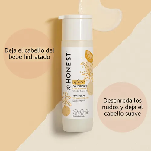 Miniatura 2 de The Honest Company Acondicionador de lavanda calmante de ensueño con productos botánicos naturales, lavanda, 10 onzas fluidas, 10, Blanco, 1, 1