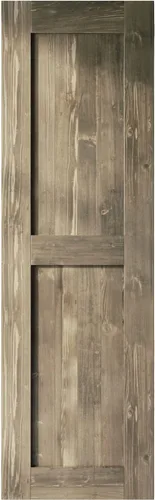 Miniatura 11 de Homacer Puerta de granero de madera maciza de 34 pulgadas de ancho x 84 pulgadas de alto x 1-3/8 pulgadas de profundidad, acabado y sin ensamblar