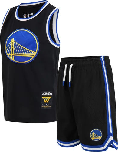 Miniatura 13 de Ultra Game Conjunto de camiseta sin mangas y pantalones cortos de baloncesto oficial de la NBA para niños Negro