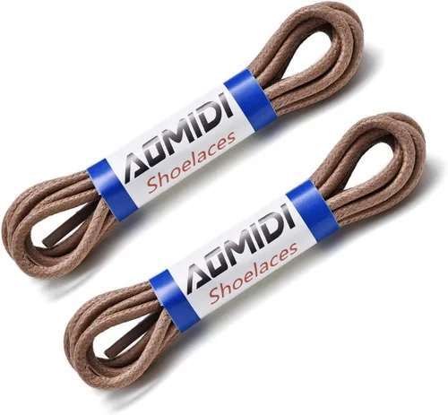 Miniatura 3 de Cordones Oxford redondos encerados para zapatos de vestir, botas chukka, 3 pares