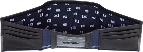 Miniatura 3 de Nautica Pebble Two-Tone Leather Wallet