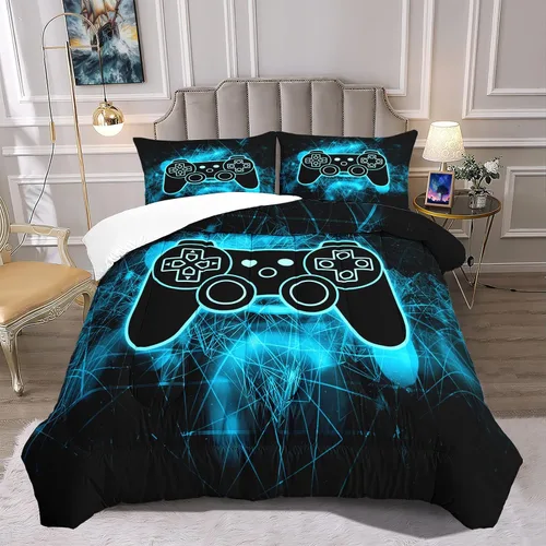 Miniatura 8 de Ropa de cama gamer, juegos de ropa de cama gaming para niños, juegos de ropa de cama tamaño twin para niños, juegos de ropa de cama para niños