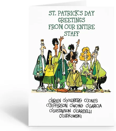 Miniatura 12 de Stonehouse Collection Tarjetas del Día de San Patricio - Beer Swim - 12 divertidas tarjetas y sobres del día de San Patricio - Hecho en Estados