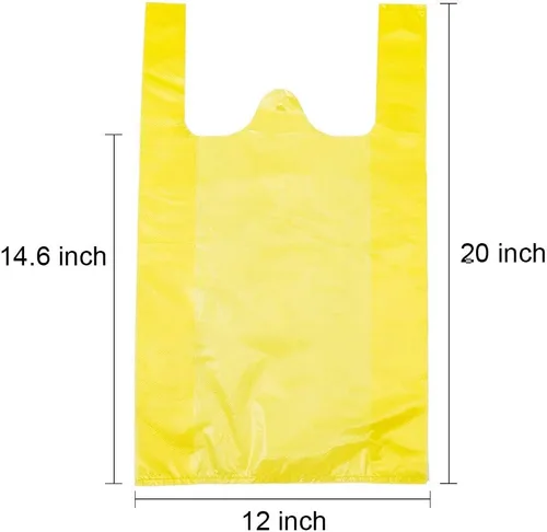Miniatura 2 de LazyMe Bolsas de plástico para camisetas, bolsas de plástico con asas a granel para compras de comestibles y al por menor, bolsas de plástico