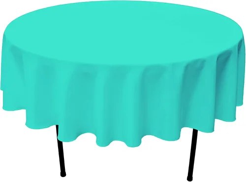 Miniatura 31 de GEFEII Servilletas de tela de poliéster sólido de 18 x 18 pulgadas para cocina, mantel rectangular cuadrado redondo para bodas, fiestas