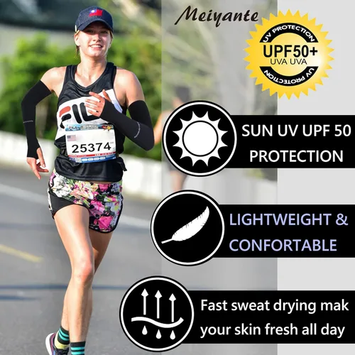 Miniatura 9 de Mangas de brazo para hombres y mujeres de trabajo, 1 par de protección solar UV UPF manga larga tatuaje cubre mangas para cubrir las mangas