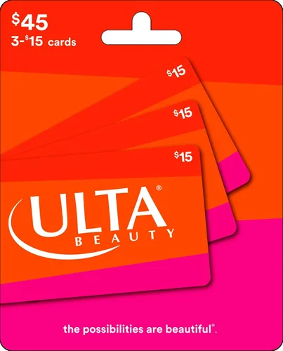 Ulta Beauty Physical Gift Cards (Multipack of 3 x $15) - $45
