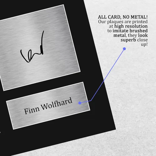 Miniatura 5 de HWC Trading Finn Wolfhard Stranger Things Gifts USL - Imagen impresa con autógrafo firmado para fanáticos del programa de televisión, tamaño carta