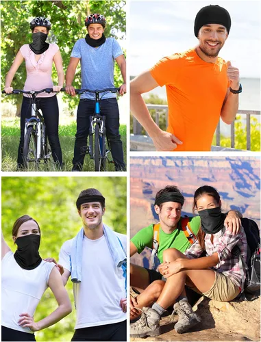 Miniatura 4 de Geyoga Neck Gaiter Bandana Face Mask Summer UV Protection Cooling Breathable Face Mask Neck Scarf Balaclava for Men Women