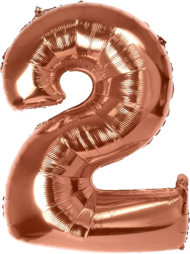 Miniatura 16 de Treasures Gifted Globos dorados grandes de números – Globo de aluminio número 0 de 40 pulgadas – Números de globos de cumpleaños – Números de globos