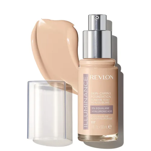 Miniatura 16 de Revlon Illuminance - Base líquida para el cuidado de la piel, ácido hialurónico, fórmula hidratante y nutritiva con cobertura media, bronceado claro