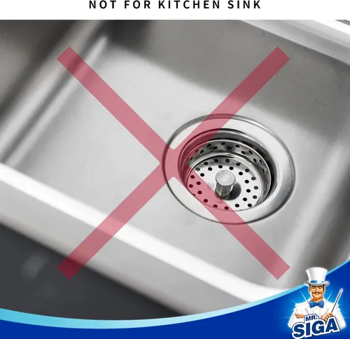 Miniatura 5 de MR.SIGA Colador de Fregadero de Baño, Utilidad, Slop, Colador de Drenaje de Fregadero de Bañera y Lavabo Atrapa Cabellos, Colador de Drenaje