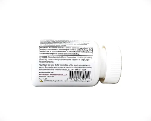 Miniatura 4 de Cápsulas complejas de polisacárido de hierro, suplemento de hierro elemental de 150 mg, 100 unidades, apoyo dietético diario, quelado y fácil