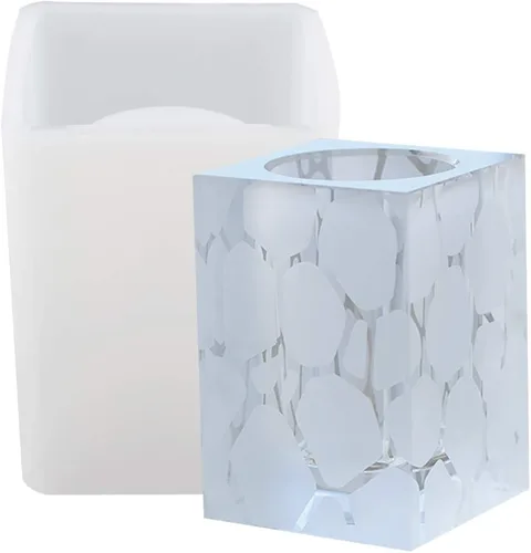 Miniatura 12 de Molde de silicona epoxi grande para moldeo de resina, cemento, yeso, chocolate, galletas, dulces, hielo, bricolaje, cilindro, 4.4 x 3 pulgadas