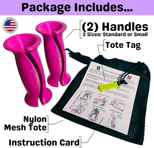 Miniatura 6 de Bandle™ - Verdaderas asas ergonómicas para bandas de resistencia Libera todo el potencial de entrenamientos de cuerpo completo sin dolor Gris