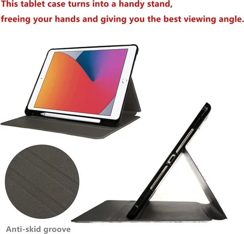 Miniatura 4 de Funda de TPU para iPad mini 4 / iPad mini 5 (5ª generación 2019), apagado y encendido automático con soporte para lápiz Apple [antihuellas]