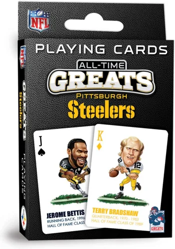 Miniatura 5 de MasterPieces Juegos Familiares - Cartas de Juego NFL San Francisco 49ers All-Time Greats - Baraja de Cartas con Licencia Oficial para Adultos, Niños
