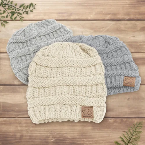 Miniatura 81 de KeaBabies 3-Pack Baby Beanies for Boys, Girls - Stretchy Knit Baby Hats, Cute Newborn