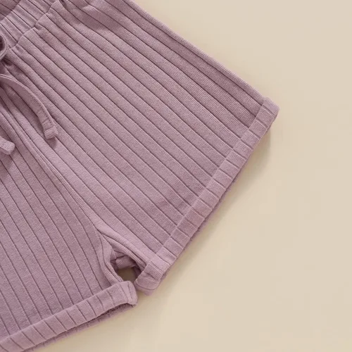 Miniatura 7 de Ropa de verano para niña pequeña, con estampado de margaritas, sin mangas, con volantes, pantalones cortos