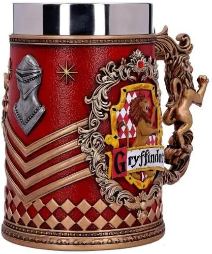 Miniatura 4 de Nemesis Now Harry Potter Gryffindor Hogwarts House - Jarra coleccionable, 1 unidad (paquete de 1), oro rojo, 22.0 fl oz