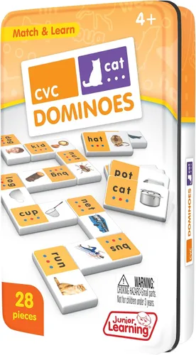 Miniatura 4 de Junior Learning CVC Match & Learn Dominó