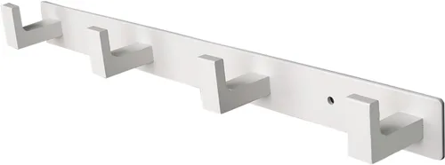 Miniatura 8 de Perchero, 6 Ganchos Triples de Acero Inoxidable Resistente, Ganchos de Pared Montados en la Pared, Barra de Ganchos Rústica para Ropa/Llaves