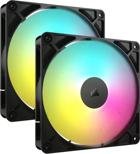 Miniatura 14 de CORSAIR RS120 ARGB Ventilador PWM de 120 mm – Conexión Daisy-Chain – Bajo Nivel de Ruido – Rodamiento de Cúpula Magnética – Paquete Individual