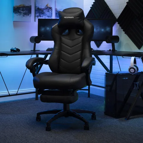 Miniatura 2 de RESPAWN 110 Pro Silla Ergonómica para Juegos con Reposapiés para Adultos - Cómoda Silla Reclinable de Oficina para Juegos con Soporte Lumbar
