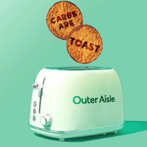 Miniatura 9 de Outer Aisle Pan de coliflor Pan de sándwich de coliflor "italiano" Keto, sin gluten, bajos en carbohidratos Paquete de 5 30 Thins Italiano