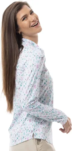 Miniatura 3 de SanSoleil SolCool UV 50 Camiseta de manga larga con cremallera y estampado para mujer