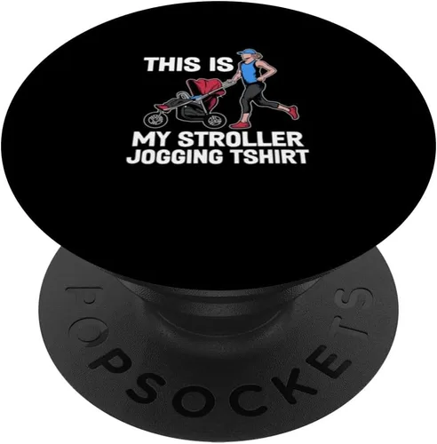 Miniatura 6 de Jogging Stroller Baby Running Buggy Workout Cardio Fitness PopSockets MagSafe PopGrip for iPhone