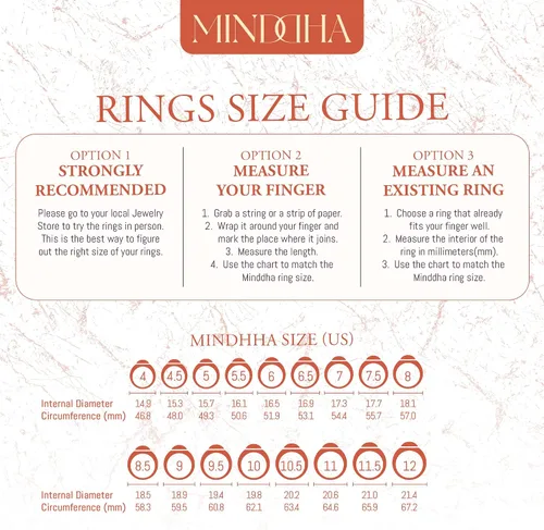 Miniatura 3 de MINDDHA Sterling Silver Interlocking Ring for Women - 925 Trinity Rolling Ring - Handmade Dainty Stackable Jewelry - Ideal Gift for Anniversary
